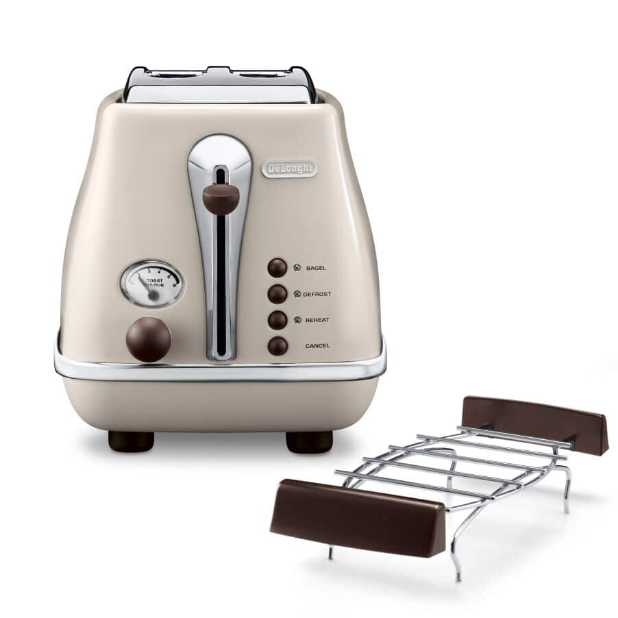 De’Longhi CTOV2103.BG Icona Vintage Toaster | Beige