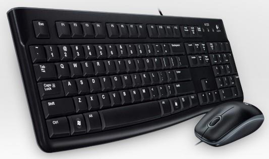 Kurzinfo: Logitech Desktop MK120 - Tastatur - Englisch (UK) - Schwarz Gruppe Tastaturen Hersteller Logitech Hersteller Art. Nr. 920-002552 Modell Desktop MK120 EAN/UPC 5099206020603 Produktbeschreibung: Logitech MK120 Paketierte Menge 1 Gerätetyp Tastatur - verkabelt Farbe Schwarz Abmessungen (Breite x Tiefe x Höhe) 45 cm x 15.5 cm x 2.35 cm Gewicht 550 g Anschlusstechnik Verkabelt Tastaturlayout QWERTY Besonderheiten Anpassbare Tastaturhöhe Flaches Profil Geschwungene Leertaste Gut lesbare Tasten Hochauflösende optische Abtastung Komfortables