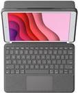 Logitech Combo Touch – Tastatur und Foliohülle – mit Trackpad – hintergrundbeleuchtet – Apple Smart connector – QWERTY – Italienisch – Graphite – für Apple 10.2  iPad (7. Generation)