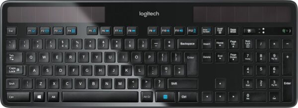 Kurzinfo: Logitech Wireless Solar Keyboard K750 - Tastatur - kabellos - 2.4 GHz - Spanisch Gruppe Tastaturen Hersteller Logitech Hersteller Art. Nr. 920-002921 EAN/UPC 5099206025622 Produktbeschreibung: Logitech Wireless Solar Keyboard K750 - Tastatur - Spanisch Gerätetyp Tastatur - kabellos Schnittstelle 2.4 GHz Kabelloser Empfänger Kabelloser Empfänger (USB) Layout Spanisch Besonderheiten Logitech Unifying-Empfänger