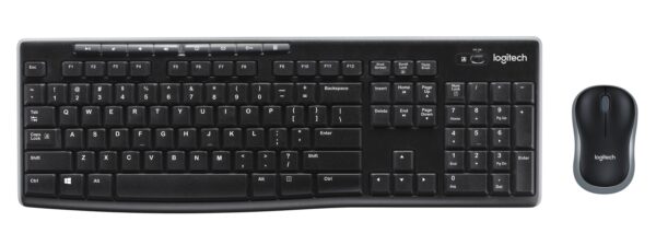 Logitech MK270 Kabellose Tastatur und Maus Combo  Mit der Logitech MK270 Wireless Combo erfüllen Sie all Ihre Anforderungen an Computerzubehör. Diese Tastatur-Maus-Kombination verfügt über einen winzigen Nano-Empfänger sowie die Logitech-Advanced-2