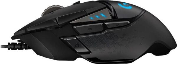 Kurzinfo: Logitech Gaming Mouse G502 (Hero) - Maus - optisch - 11 Tasten - kabelgebunden - USB Gruppe Zeigegeräte Hersteller Logitech Hersteller Art. Nr. 910-005470 EAN/UPC 5099206080263 Produktbeschreibung: Logitech Gaming Mouse G502 (Hero) - Maus - USB Gerätetyp Maus Anschlusstechnik Kabelgebunden - USB Abmessungen (Breite x Tiefe x Höhe) 7.5 cm x 13.2 cm x 4 cm Gewicht 121 g Movement Detection Technologie Optisch Anzahl Tasten 11 Bewegungsauflösung 16000 dpi Leistung 1 ms Reaktionszeit