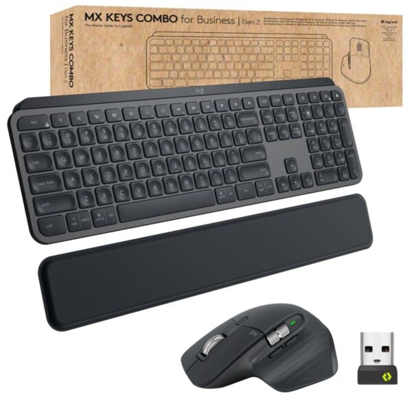 Unser leistungsstarkes Set ist jetzt noch besser. Wir präsentieren: MX Keys Combo for Business Gen 2 – für Präzision