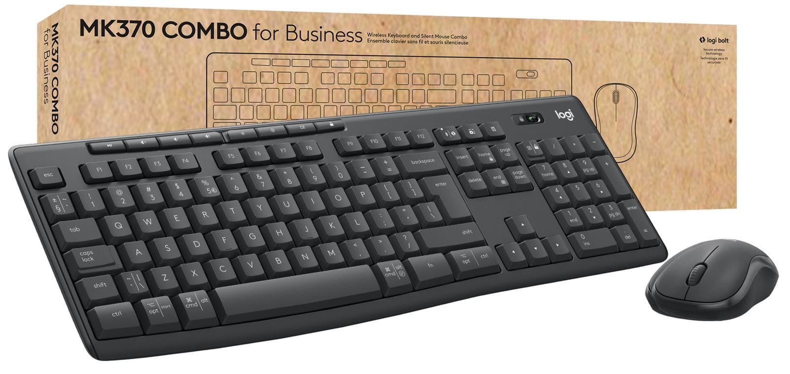 Die MK370 Combo for Business ist das perfekte Duo aus kabelloser Maus und Tastatur