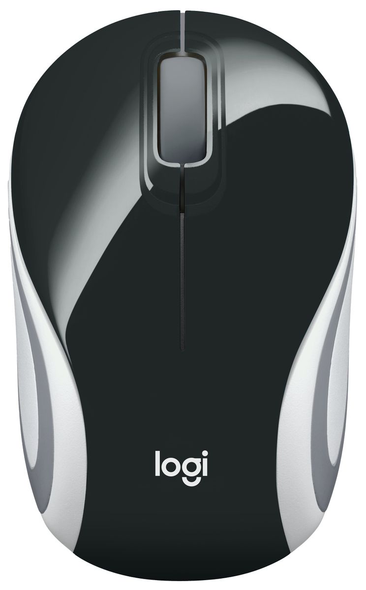 Ultramobile kabellose Logitech M187 Maus. Dank des besonders kompakten Designs können Sie diese Maus überallhin mitnehmen