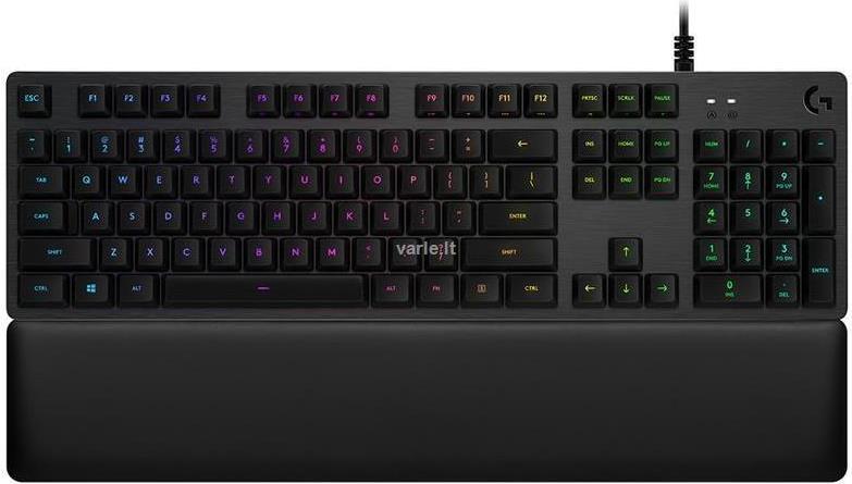 Logitech Gaming G513 – Tastatur – hintergrundbeleuchtet – USB – Russisch – Tastenschalter: GX Red Linear – Kohle