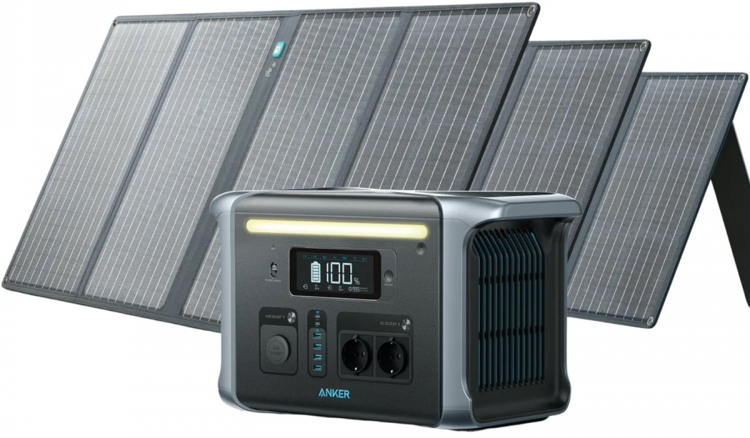 Anker PowerHouse 757 + 3x Solar Panel 100W