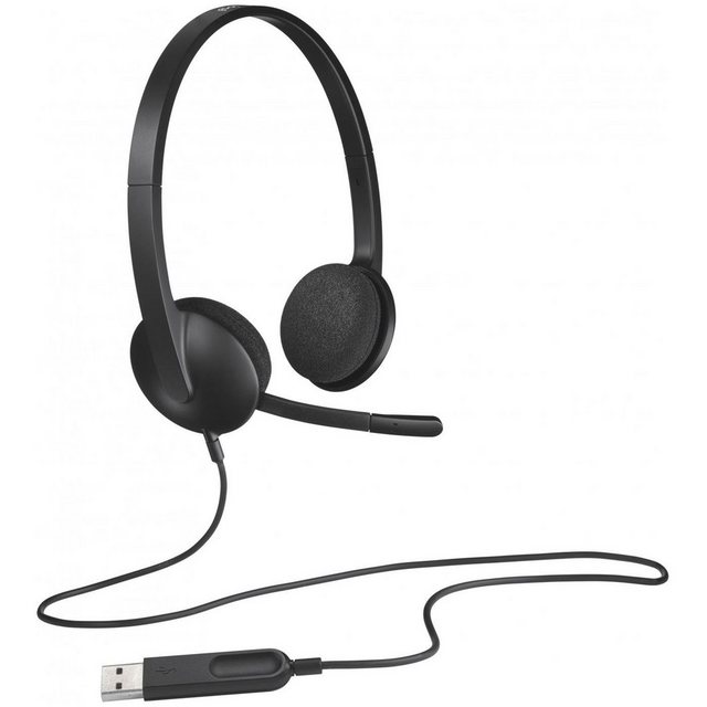 Logitech H340 PC-Headset (Stereo Kopfhörer mit Mikrofon für den Einsatz im z.B. Home Office)