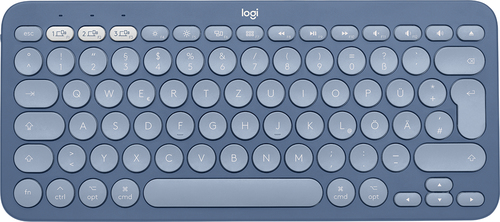 Logitech K380 Multi-Device Bluetooth Keyboard for Mac – Tastatur – kabellos – Bluetooth 3.0 – QWERTZ – Deutsch – Blueberry (920-011173)