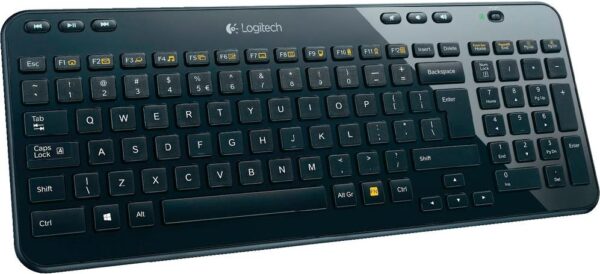 Kurzinfo: Logitech Wireless Keyboard K360 - Tastatur - drahtlos - 2.4 GHz - kabelloser Empfänger (USB) - Deutsch Gruppe Tastaturen Hersteller Logitech Hersteller Art. Nr. 920-003056 EAN/UPC 5099206027442 Produktbeschreibung: Logitech Wireless Keyboard K360 - Tastatur Gerätetyp Tastatur Abmessungen (Breite x Tiefe x Höhe) 38.1 cm x 15.6 cm x 1.9 cm Lokalisierung Deutsch Anschlusstechnik Drahtlos - 2.4 GHz Kabelloser Empfänger Kabelloser Empfänger (USB) Anzahl Tasten 18 Besonderheiten Logitech Unifying-Empfänger Batterie 2 x AA Typ Erforderliches Betriebssystem Microsoft Windows Vista / XP / 7 Ausführliche Details Allgemein Gerätetyp Tastatur Kabelloser Empfänger Kabelloser Empfänger (USB) Formfaktor Extern Breite 38.1 cm Tiefe 15.6 cm Höhe 1.9 cm Lokalisierung Deutsch Eingabegerät Anschlusstechnik Drahtlos Schnittstelle 2.4 GHz Max. Betriebsabstand Bis zu 10 m Anzahl Tasten 18 Besonderheiten Logitech Unifying-Empfänger Erweiterung / Konnektivität Verbindungen 1 x USB - USB Typ A