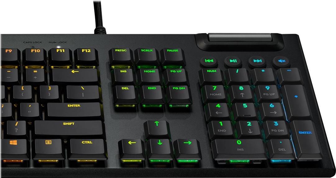 Logitech G G815 – GL Linear Tastatur USB QWERTY US International Schwarz (920-009008)