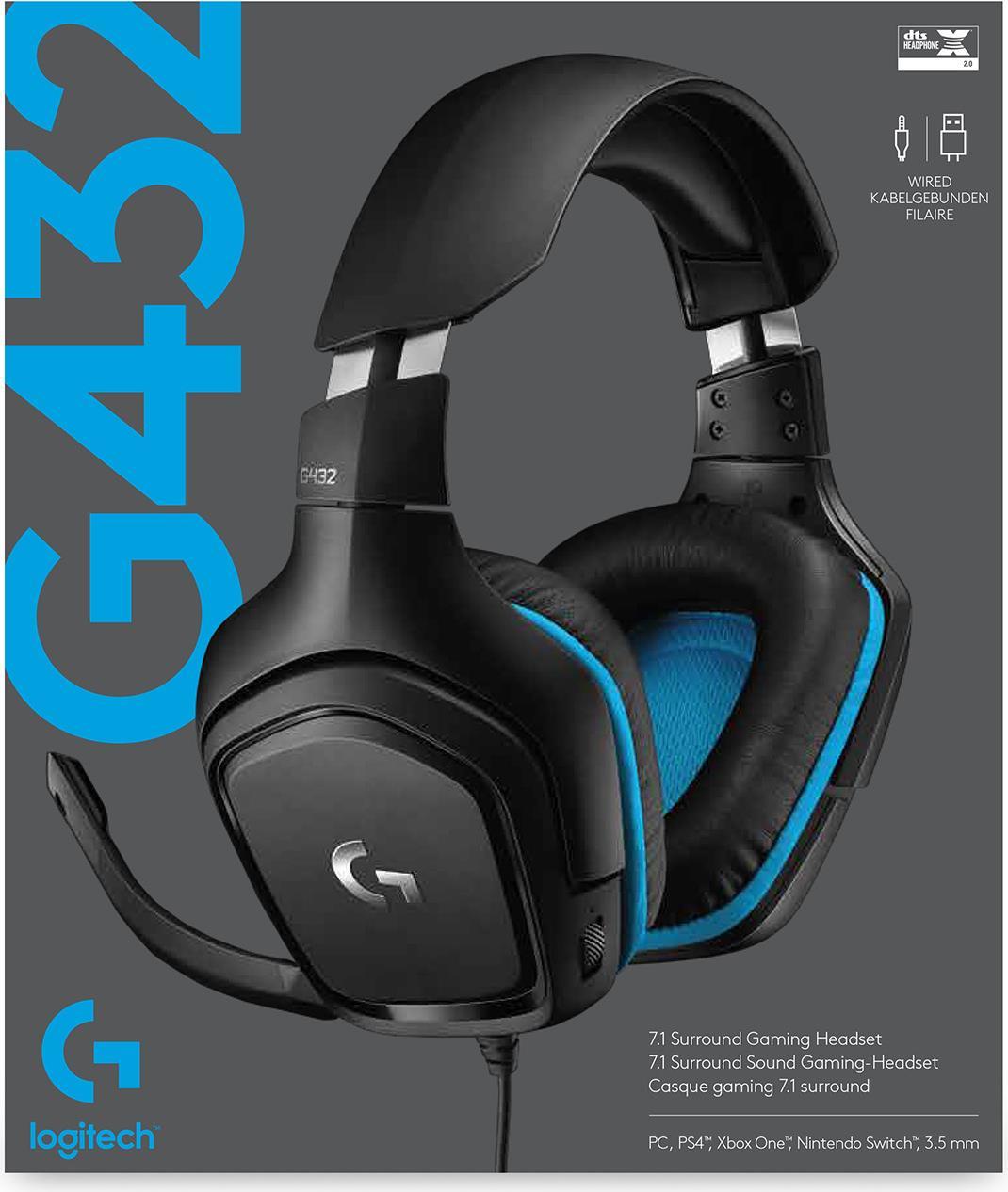 Logitech G432 – LEATHERETTE – EMEA (981-000770)