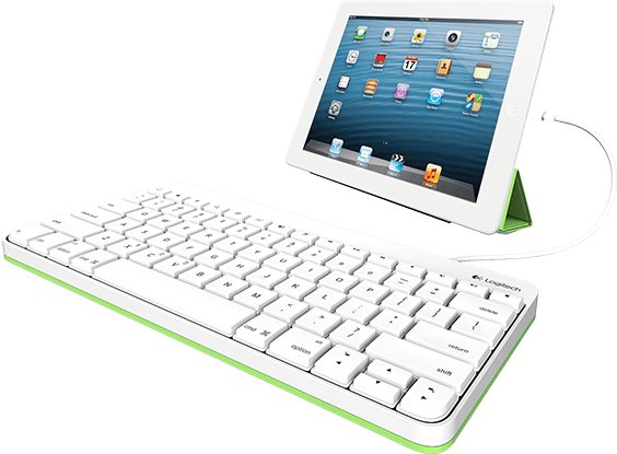 Logitech Wired for iPad – Tastatur – für Apple iPad mini, iPad with Retina display (4. Generation) (920-008147)