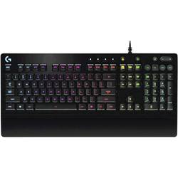 Logitech G213 Prodigy USB Gaming-Tastatur Schweiz, QWERTZ, Windows® Schwarz Beleuchtet, Spritzwassergeschützt,