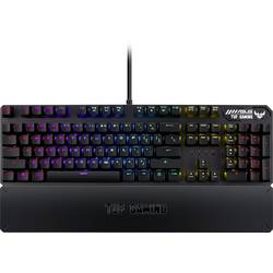 Asus TUF GAMING K3 Kabelgebunden Gaming-Tastatur Deutsch, QWERTZ Schwarz Beleuchtet