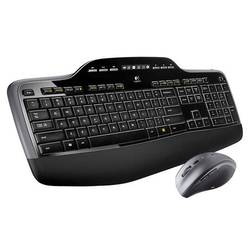 Logitech MK710 Funk Tastatur, Maus-Set UK-Englisch, QWERTY Schwarz