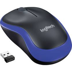 Logitech M185 Maus Funk Optisch Blau 3 Tasten 1000 dpi