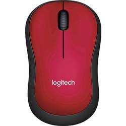 Logitech M185 Maus Funk Optisch Rot 3 Tasten 1000 dpi