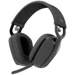 Logitech ZONE VIBE 100 Over Ear Headset Bluetooth® Stereo Graphit Mikrofon-Rauschunterdrückung, Noise Cancelling