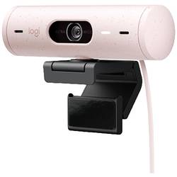 Logitech Brio 500 Full HD-Webcam Klemm-Halterung, Stereo-Mikrofon, Integrierte Abdeckblende