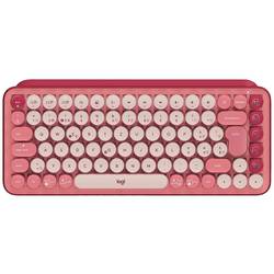 Logitech POP Keys Heartbreaker Bluetooth® Tastatur Schweiz, QWERTZ Rosa