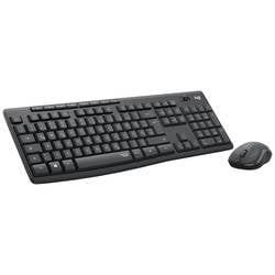 Logitech MK295 Kabellos Tastatur, Maus-Set Deutsch, QWERTZ Graphite