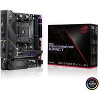 Asus ROG CROSSHAIR VIII IMPACT Mainboard Sockel (PC) AMD AM4 Formfaktor (Details) Mini-DTX Mainboard-Chipsatz AMD® X570