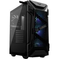 Asus TUF GT301 Midi-Tower PC-Gehäuse, Gaming-Gehäuse Schwarz 3 vorinstallierte Lüfter, Seitenfenster, Staubfilter