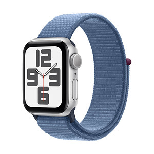 Smarter Alltagsbegleiter für Ihr Handgelenk – die Apple Watch SE 44 mm (GPS) Sport Loop  winterblauDie Apple Watch SE 44 mm (GPS) Sport Loop  winterblau kann maßgeblich zu Ihrer Gesundheit beitragen – egal