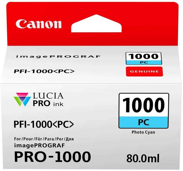 Canon PFI-1000PC Tinte photo cyan Nachfülltinte (x)