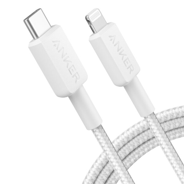 Lade dein iPhone oder iPad schnell und zuverlässig mit dem USB-C zu Lightning-Ladekabel von Anker auf. Dieses Kabel kombiniert High-Speed-Laden mit Langlebigkeit sowie Umweltfreundlichkeit und ist damit ein unverzichtbares Zubehör für jeden iPhone-Nutzer. Nachhaltigkeit in jedem DetailMit einer beeindruckenden Lebensdauer von 20 000 Biegezyklen ist dieses Kabel nicht nur langlebig