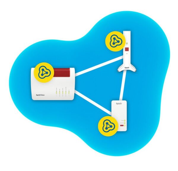 4K-Fernseher und Lautsprecher bis hin zur smarten Lampe werden immer mehr Geräte gleichzeitig im WLAN verwendet. Der FRITZ!Repeater 3000 AX funkt mit drei WLAN-Bändern