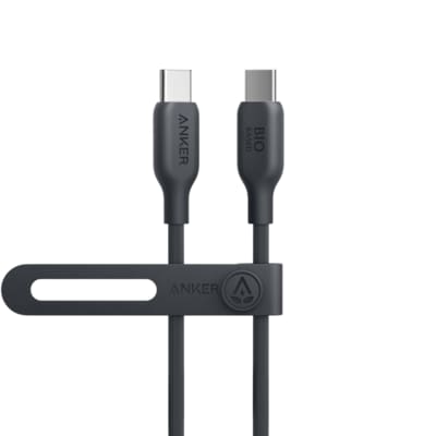 Anker 543 Eco-friendly Bio-TPU-Kabel USB-C zu USB-C 0,9m schwarz