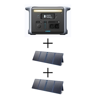 Anker 757 Tragbare Power Station Bundle inkl. 2x Anker Solar Panel 625