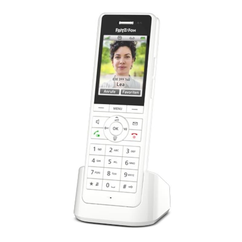 AVM FRITZ!Fon X6 schnurloses DECT Komforttelefon für FRITZ!Box weiß