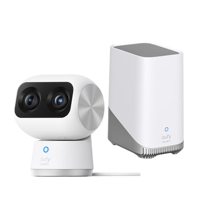 eufy S350 Überwachungskamera 4K 360 Grad Dual-Cam Indoor + Homebase 3