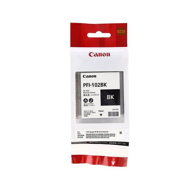 Canon PFI-102 BK Tinte schwarz Tintenpatrone