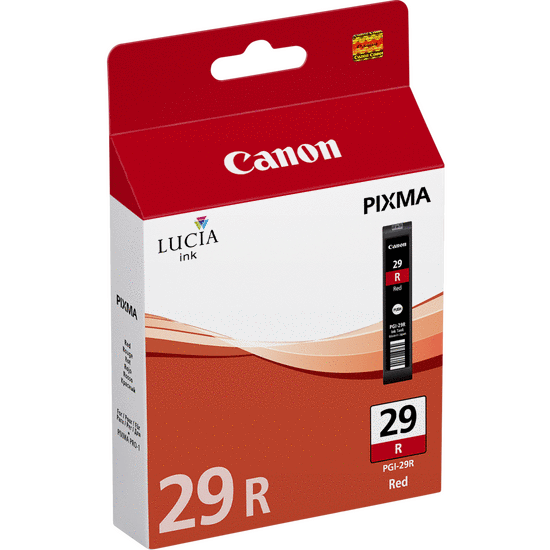 Kurzinfo: Canon PGI-29R - Rot - original - Tintenbehälter - für PIXMA PRO-1 Gruppe Druckerverbrauchsmaterial Hersteller Canon Hersteller Art. Nr. 4878B001 Modell PGI-29R EAN/UPC 4960999682082 Produktbeschreibung: Canon PGI-29R - Rot - Original - Tintenbehälter Produkttyp Tintenbehälter Drucktechnologie Tintenstrahl Druckfarbe Rot Compatible with PIXMA PRO-1 Ausführliche Details Verbrauchsmaterial Verbrauchsmaterialtyp Tintenbehälter Drucktechnologie Tintenstrahl Farbe Rot Enthaltene Anz. 1er-Pack Informationen zur Kompatibilität Compatible with Canon PIXMA PRO-1