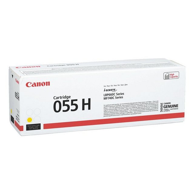 Canon Tonerpatrone 055 H Y, (1 Toner)