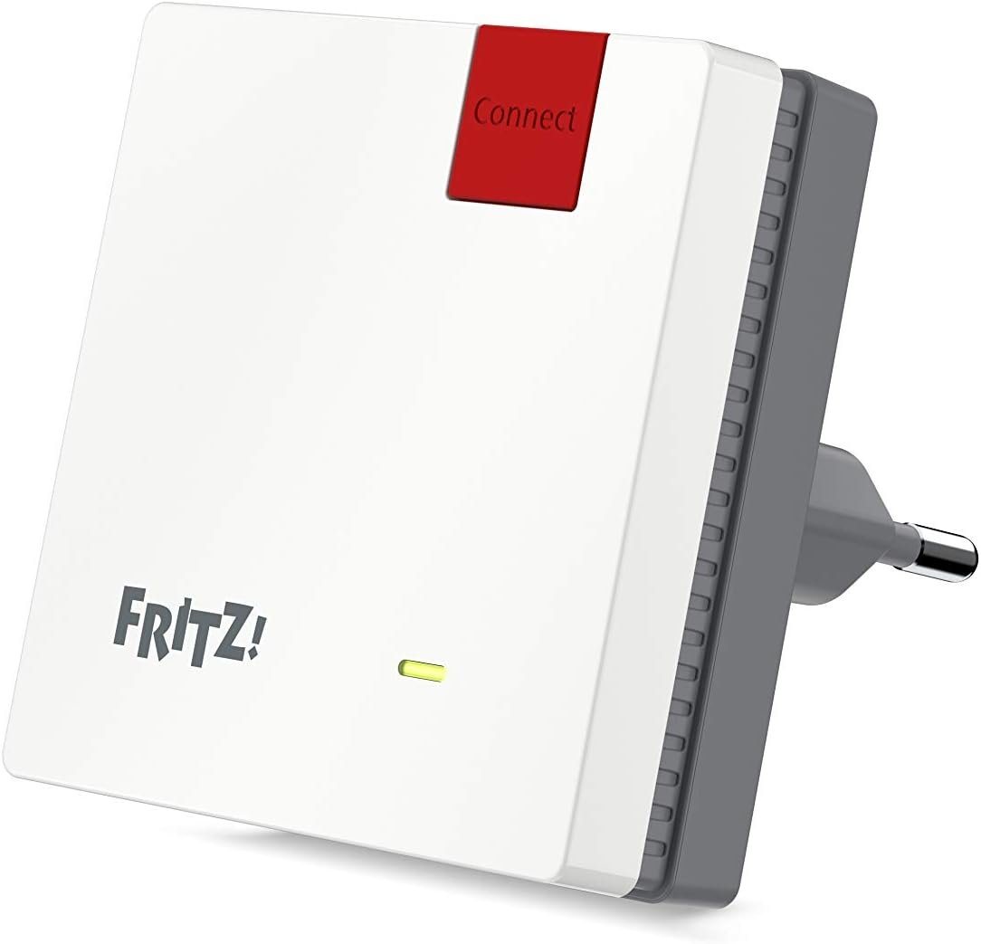 AVM FRITZ!Repeater 600 WLAN-Repeater, WPS, WLAN Mesh Ver­stär­ker bis zu 600 MBit/s (2,4 GHz)