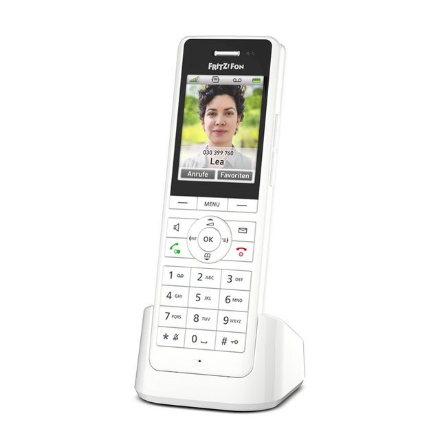 AVM FRITZ!Fon X6 DECT-Telefon (Smart Home Steuerung, beleuchtete Tastatur, weiß)