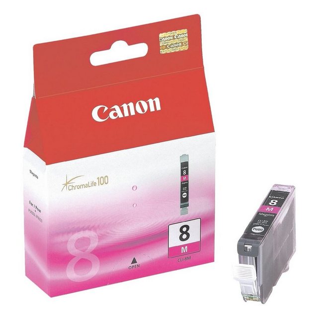 Canon CLI-8 M Tintenpatrone (Original Druckerpatrone, magenta)