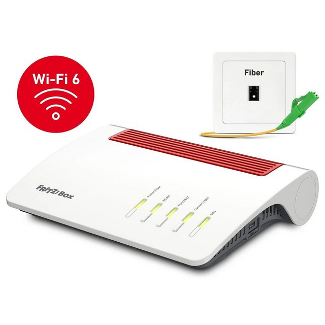 AVM FRITZBox 5590 FIBER Glasfaser Modem Wi-Fi 6 WLAN-Router