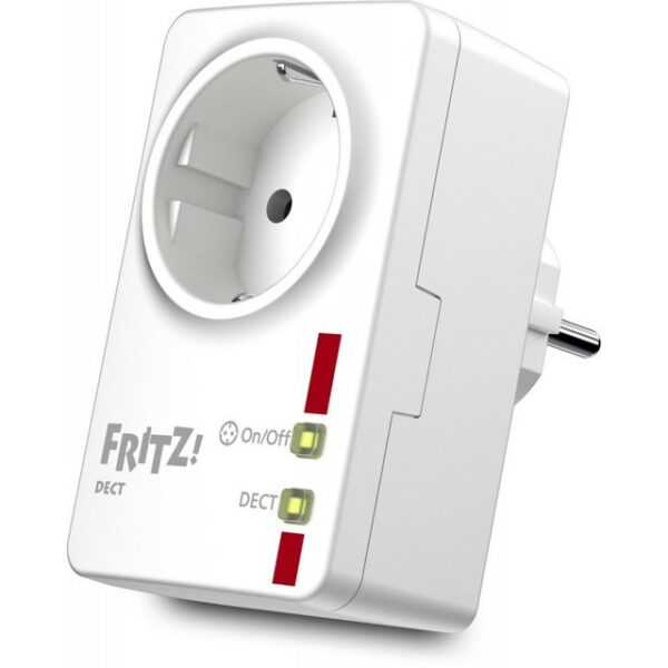 Stromverbraucher intelligent schaltenFRITZ!DECT 200 schaltet automatisch oder manuell die Stromzufuhr angeschlossener Geräte bis 2.300 Watt. Die Schaltzeiten lassen sich ganz individuell anpassen