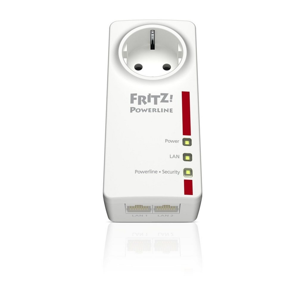 AVM FRITZ!Powerline 1220E 1200 Mbit/s Eingebauter Ethernet-Anschluss Weiß WLAN-Repeater