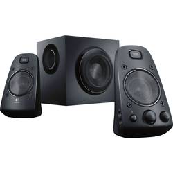 Das Logitech® Speaker System Z623 bietet großartigen und vollen 2.1-Sound. Das THX®-Zertifikat steht für Qualität: Die Lautsprecher erfüllen die strengsten Leistungsstandards und wurden dafür THX-zertifiziert. Hören und spüren Sie