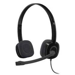 Logitech H151 Computer On Ear Headset kabelgebunden Stereo Schwarz Mikrofon-Rauschunterdrückung, Noise Cancelling