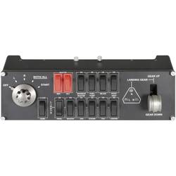 Logitech Gaming Saitek Pro Flight Switch Panel PZ55 Flugsimulator-Controller USB PC Schwarz