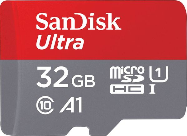 SanDisk microSDHC Ultra + Adapter „Mobile“ microSDHC-Karte 32 GB Class 10, UHS-I inkl. SD-Adapter