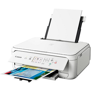 Sie brauchen einen neuen Druckgefährten? – Schauen Sie sich den Canon PIXMA TS5151 3 in 1 Tintenstrahl-Multifunktionsdrucker weiß genauer an!Ausgestattet mit den Funktionen Drucken